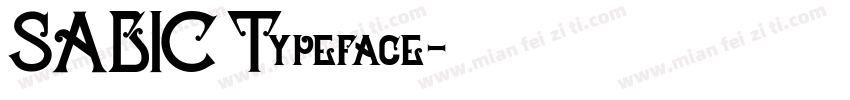 SABIC Typeface字体转换